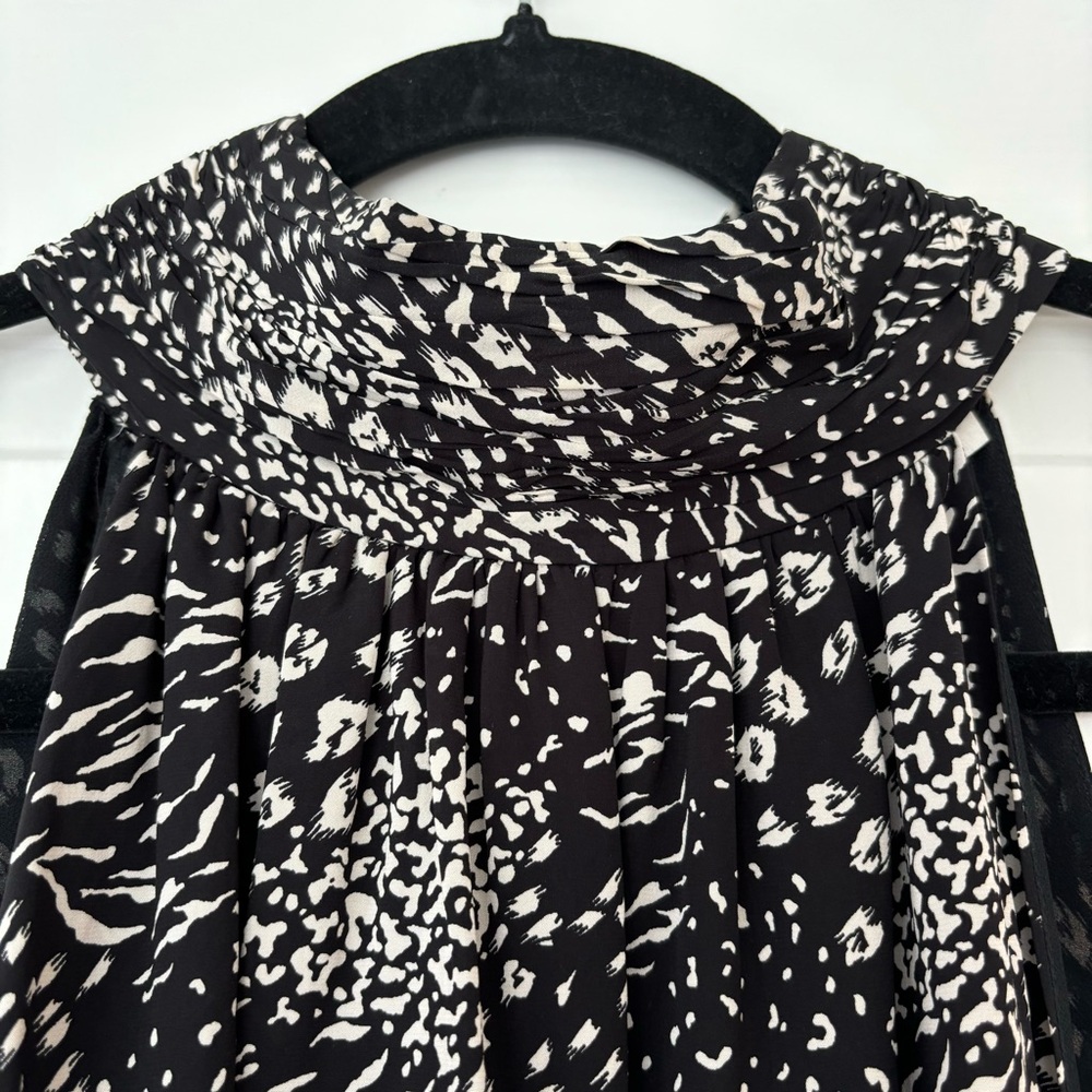Joie | Erola Mock Neck Animal Print Halter - Size L - Picture 6 of 7
